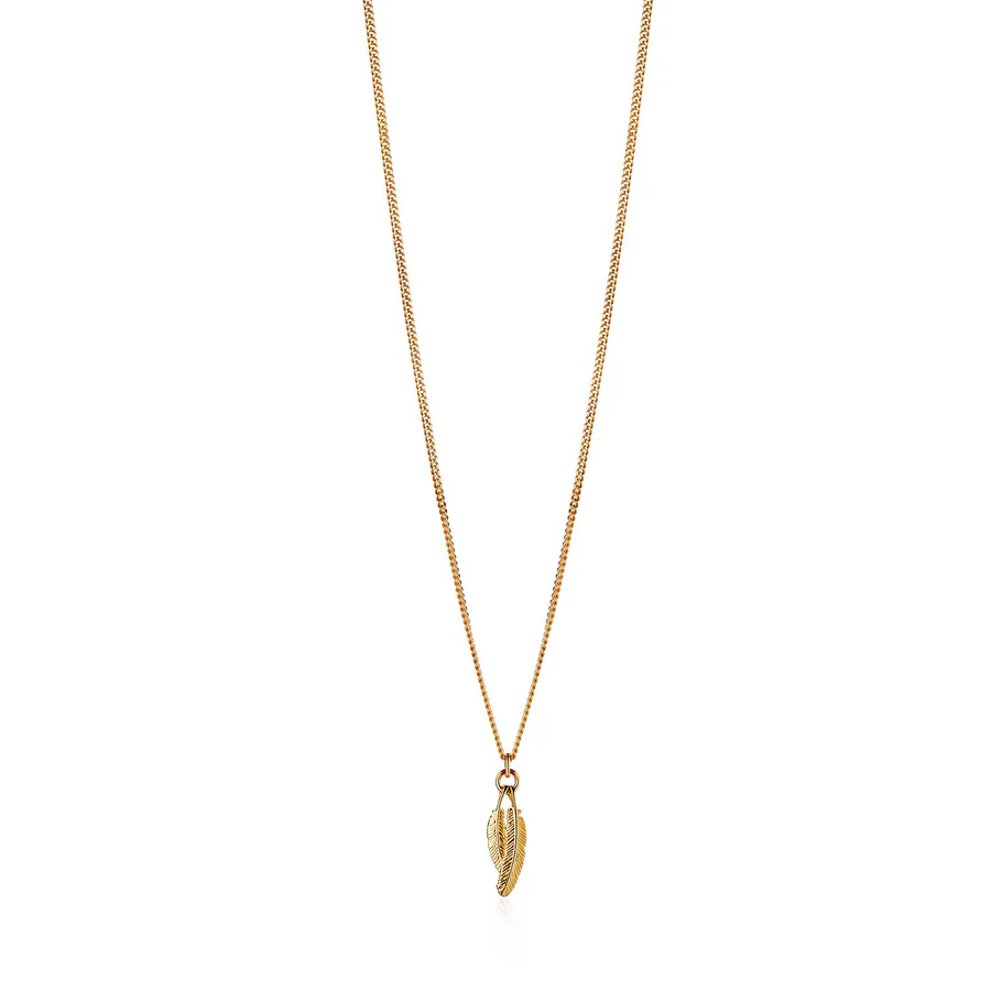 Boh Runga Mini Duo Miromiro Pendant Gold Plate